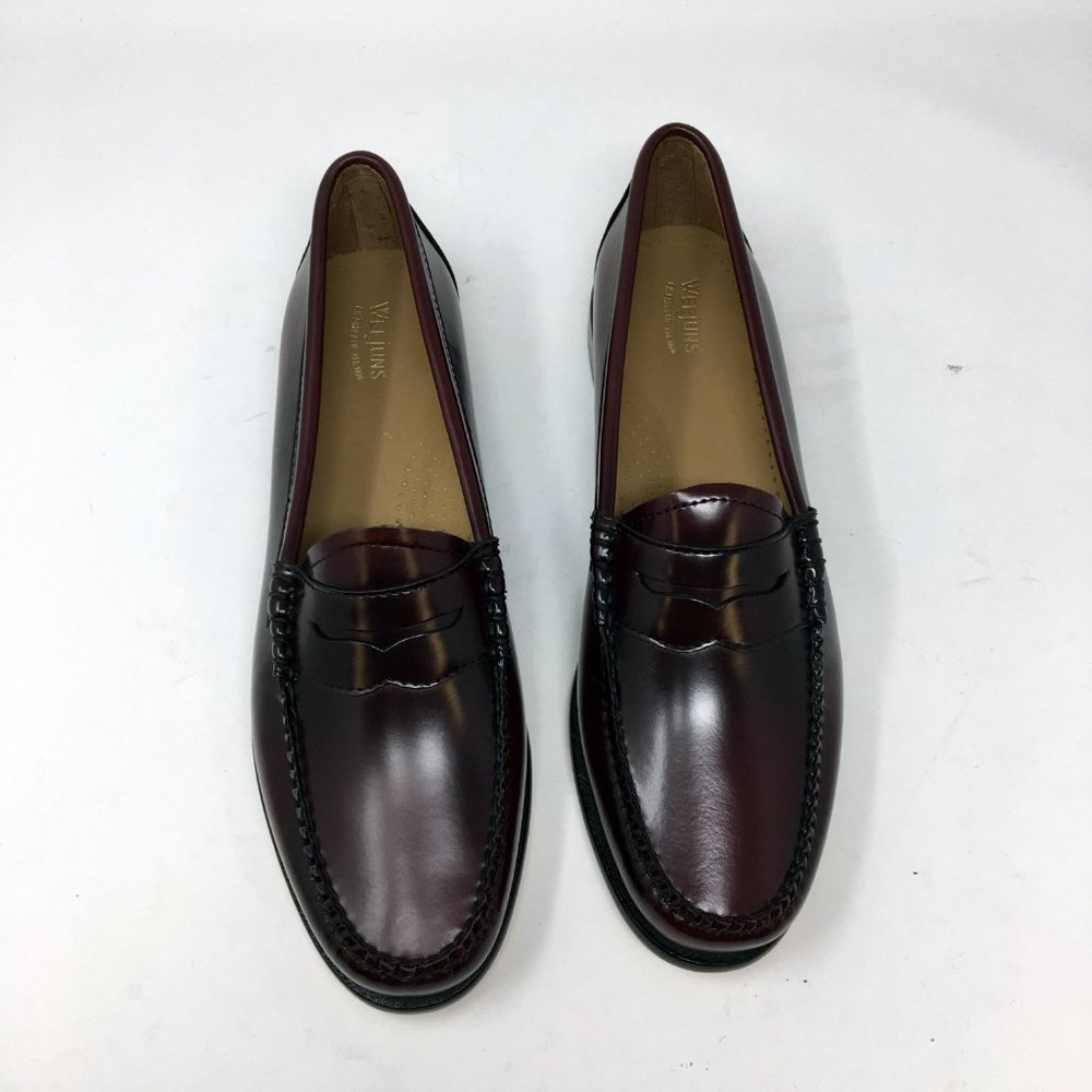 Bass Weejuns Men Whitney Cordovan Penny Loafer 9.5 - Picture 3 of 13
